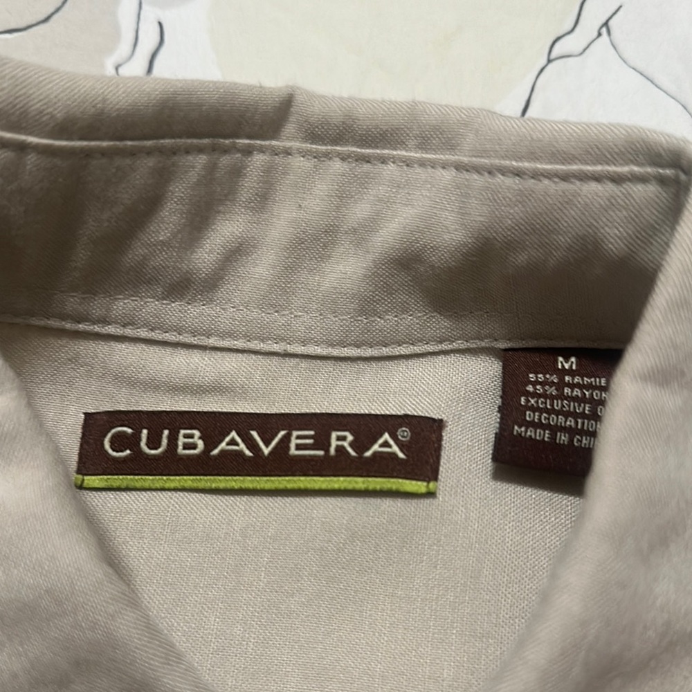 Cubavera Beige Shirt